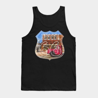 Corner in Winslow Arizona, Route 66, Eagles song Take it Easy - WelshDesigns Tank Top